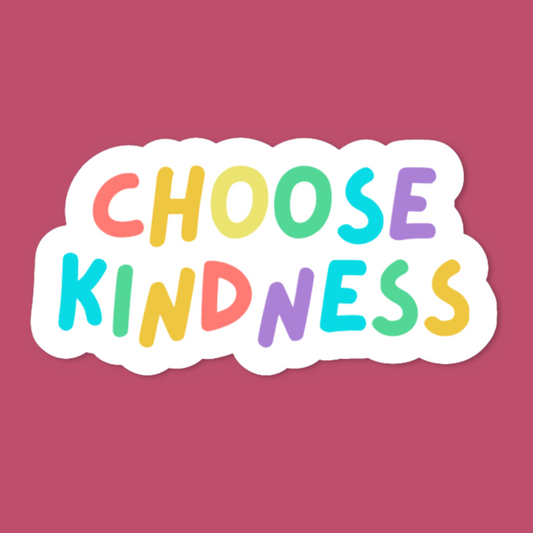 Choose Kindness Sticker | Aesthetic Sticker | Positivity Decal