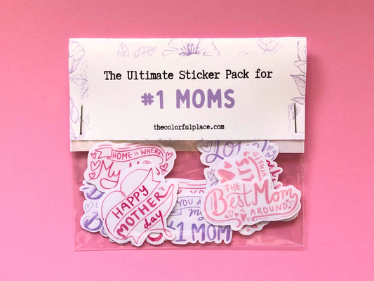 The Ultimate Sticker Pack for #1 Moms | Gift for Mom