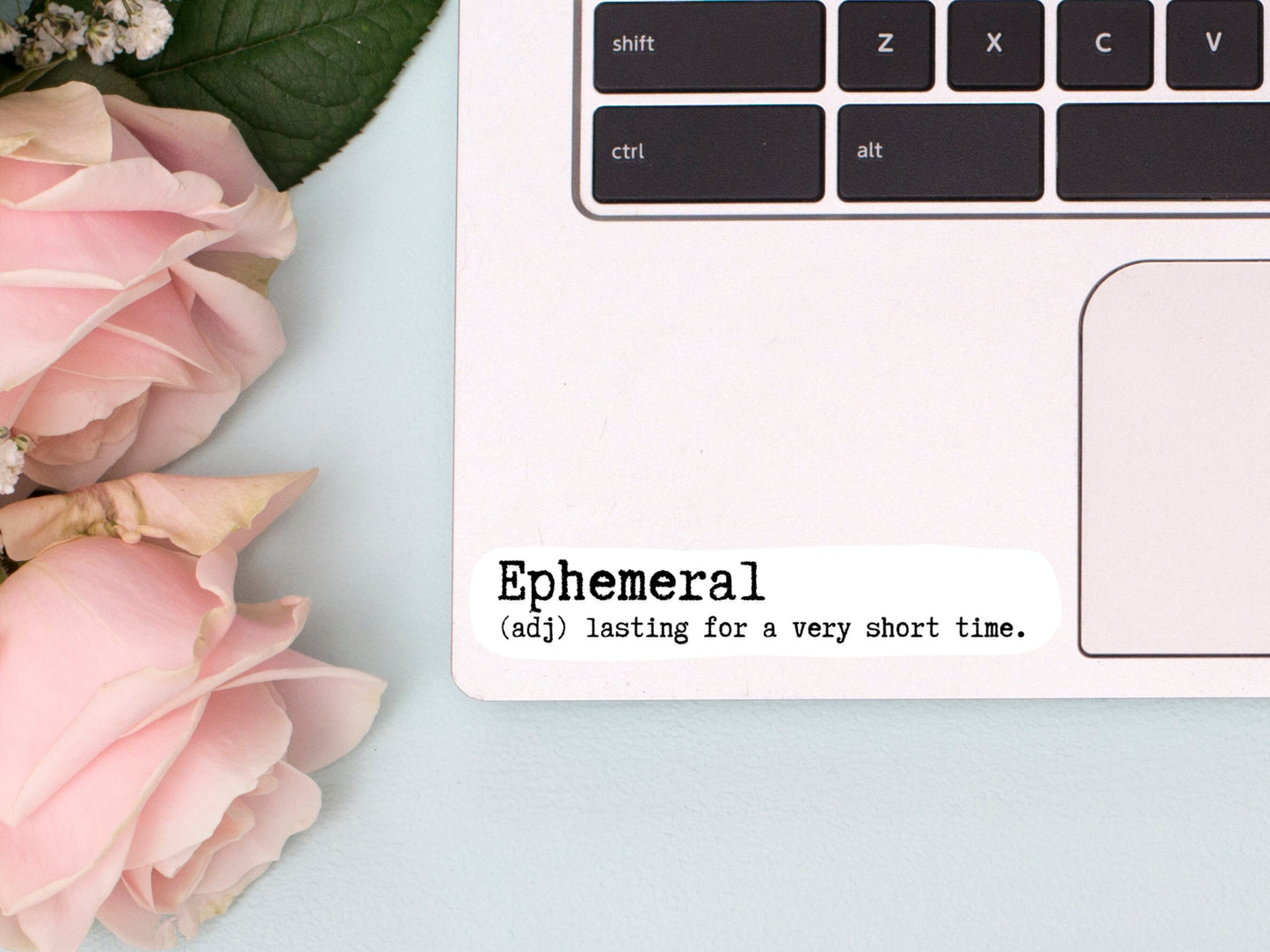 Ephemeral Definition Sticker | Whimsical Decal | Aesthetic Laptop Sticker