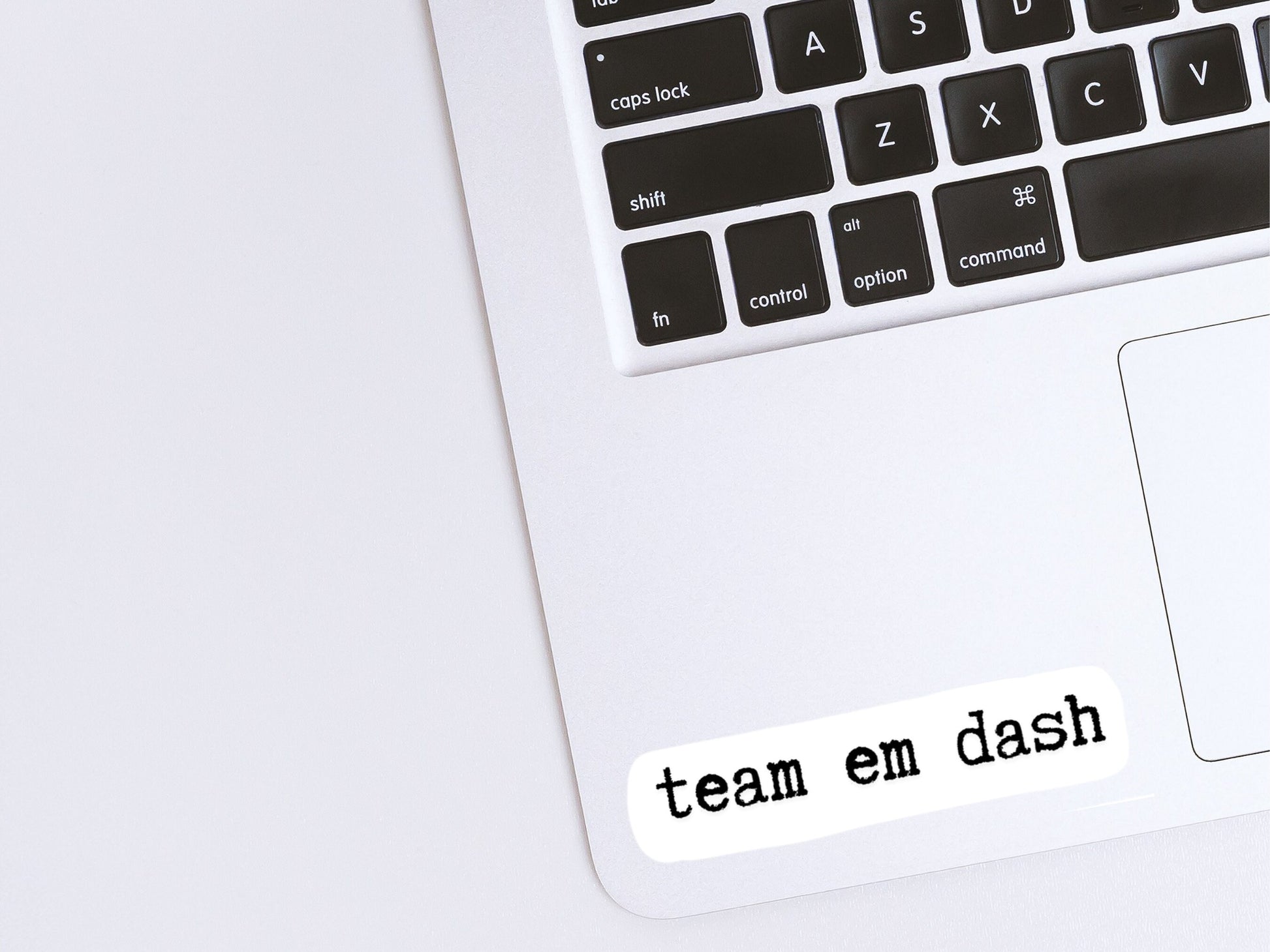 Team Em Dash Sticker | Writer Gifts | Writing Motivation | Writing Laptop Sticker