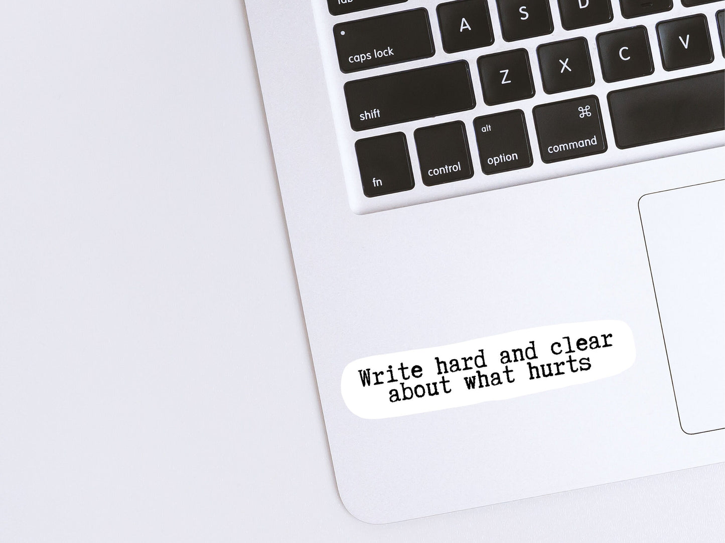 Write Hard Sticker | Writer Gifts | Writing Motivation | Writing Laptop Sticker