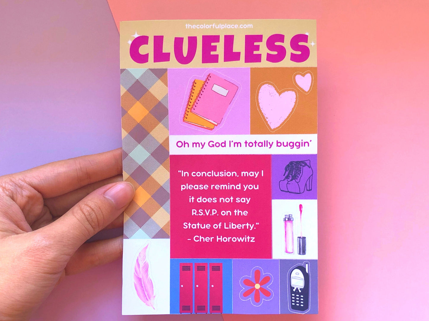Clueless Sheet | Cher Horowitz | Film Lover Gifts