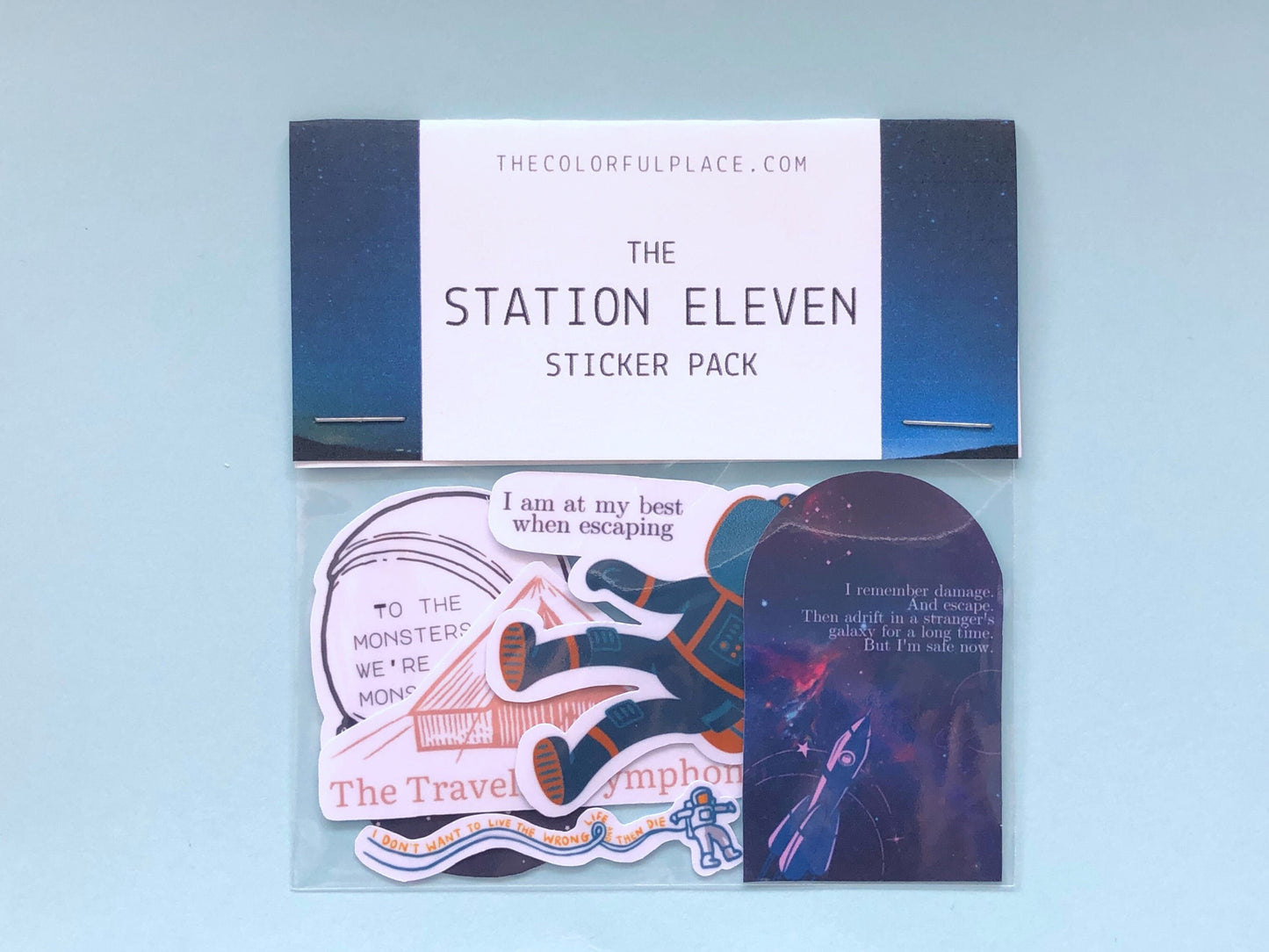 Station Eleven Sticker Pack | Bookish Gifts | Book Lover Stickers