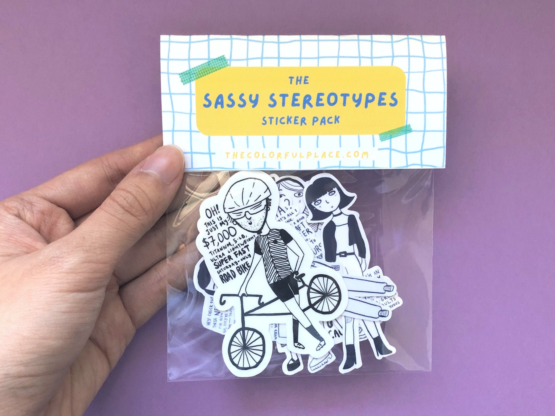 Sassy Stereotypes Sticker Pack | Funny Gifts, Laptop & Water Bottle Decals