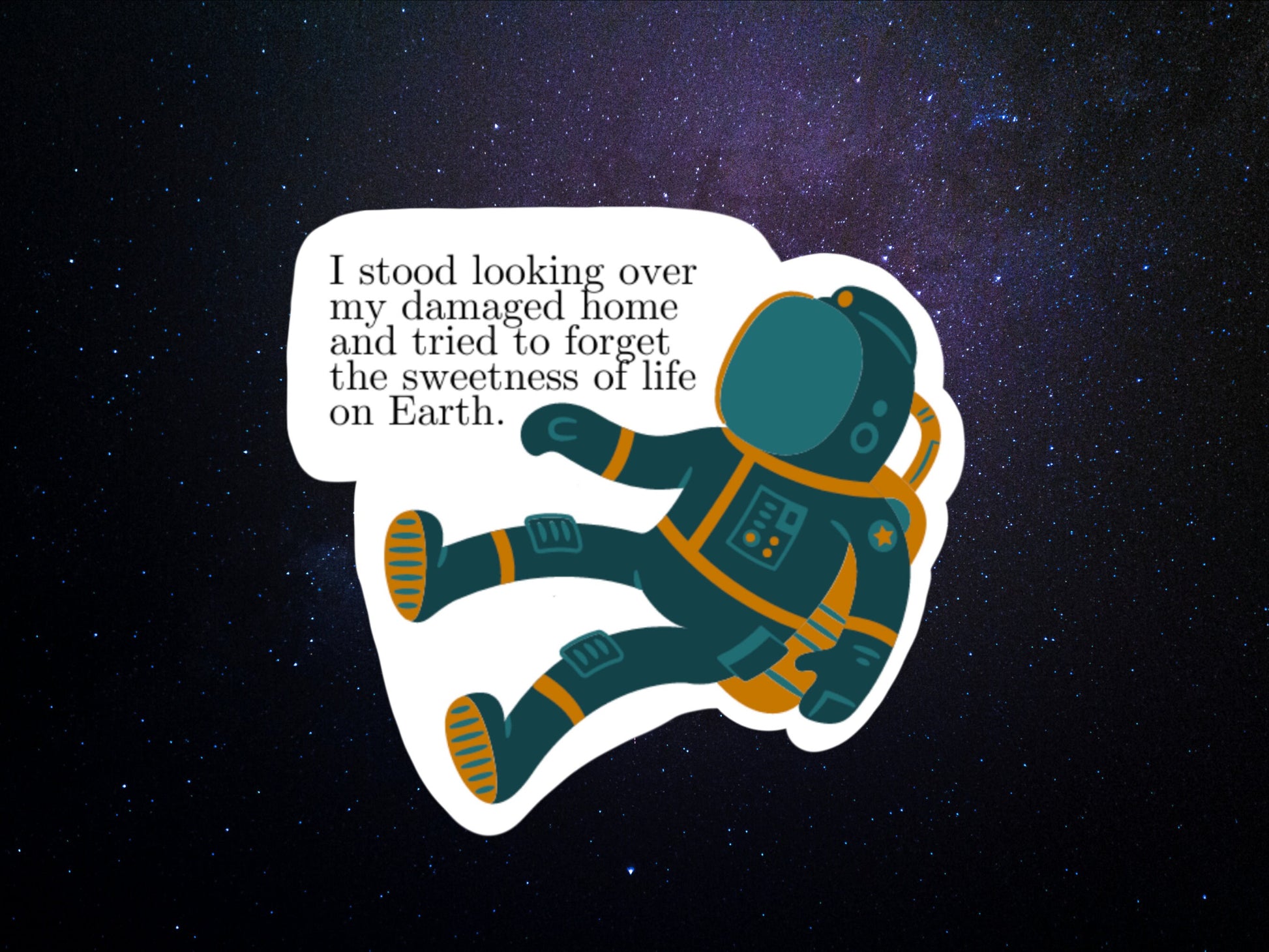 Station Eleven Quote Sticker | Bookish Gifts | Transparent Stickers
