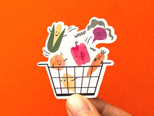 Fruits & Veggies Sticker | Food Sticker | Foodie Gifts