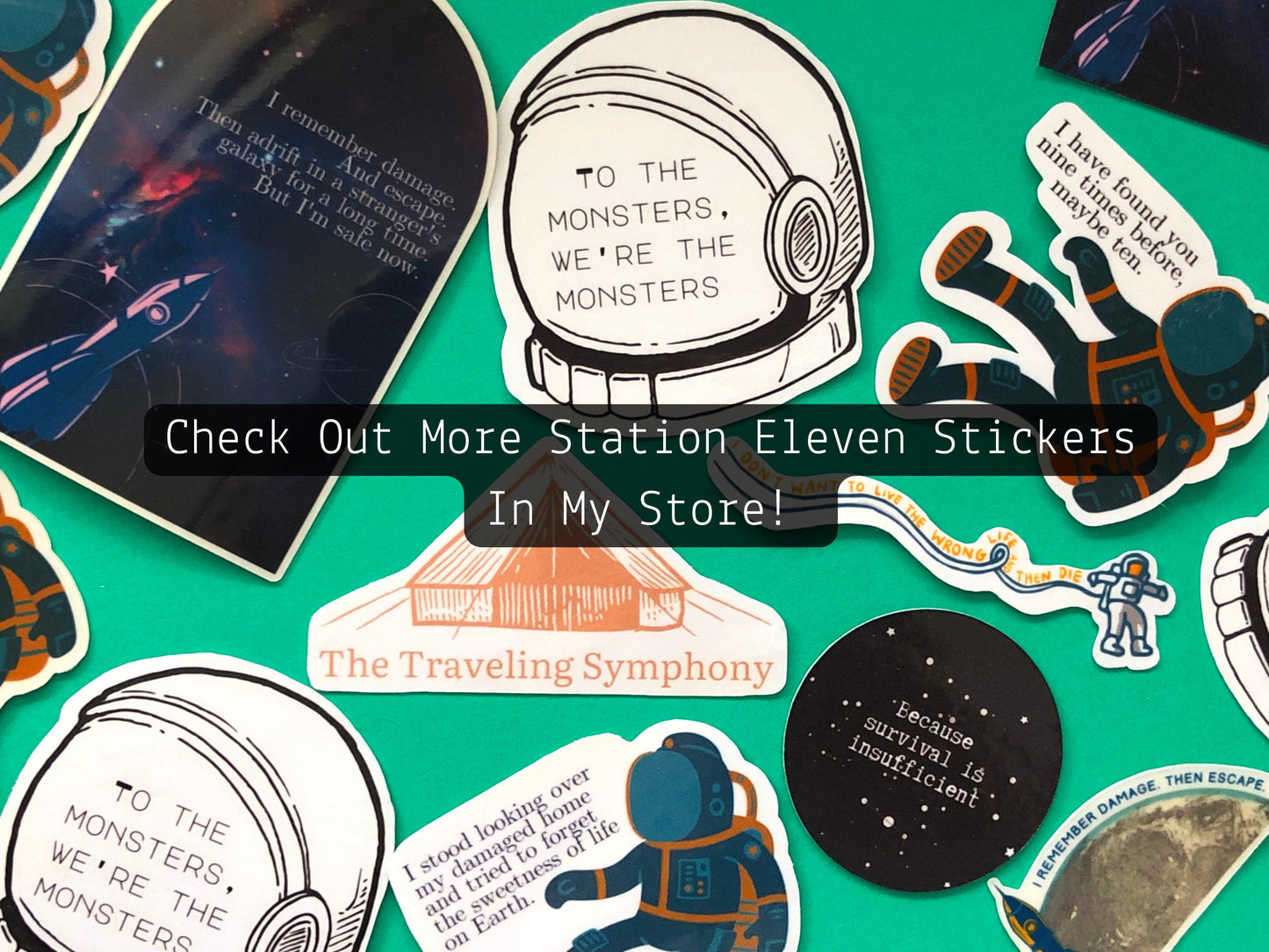 Station Eleven "So Pretentious!" Sticker | Bookish Gifts