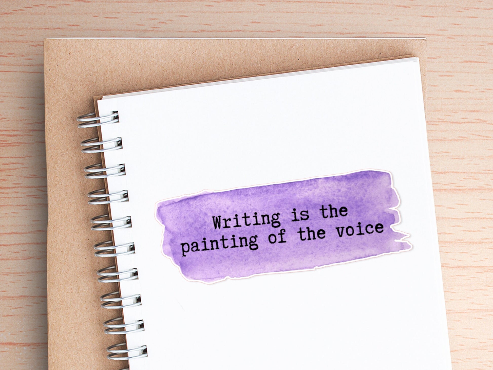 Writing Is The Painting Of The Voice Sticker | Writer Gifts | Writing Motivation | Writing Laptop Sticker