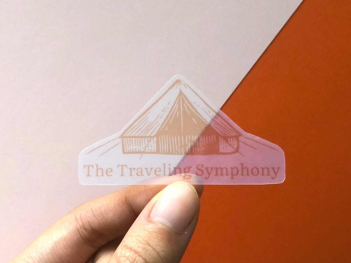 Station Eleven Sticker | The Traveling Symphony | Bookish Gifts | Transparent Stickers