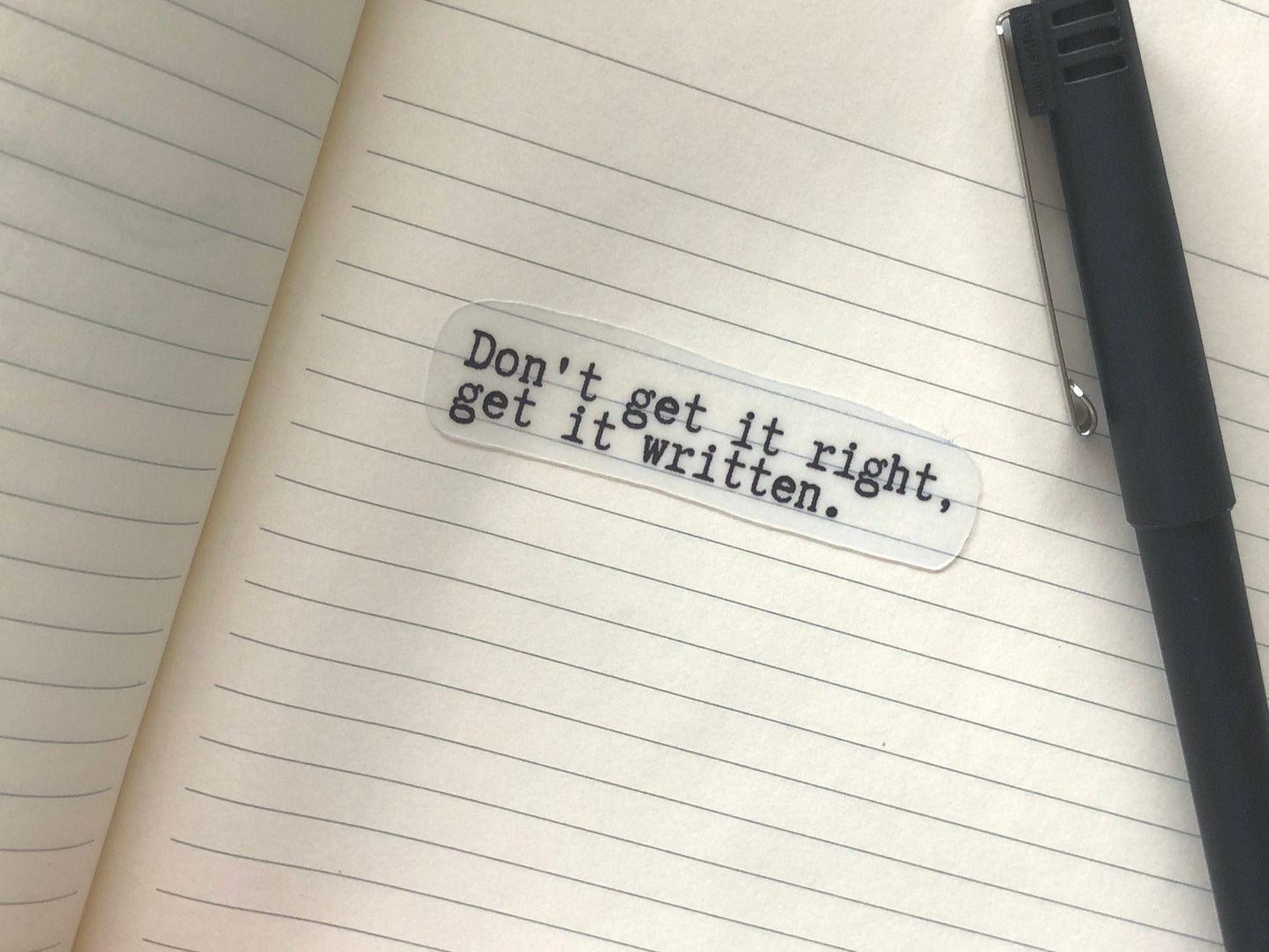 Get It Written Sticker | Writer Gifts | Writing Motivation | Writing Laptop Sticker