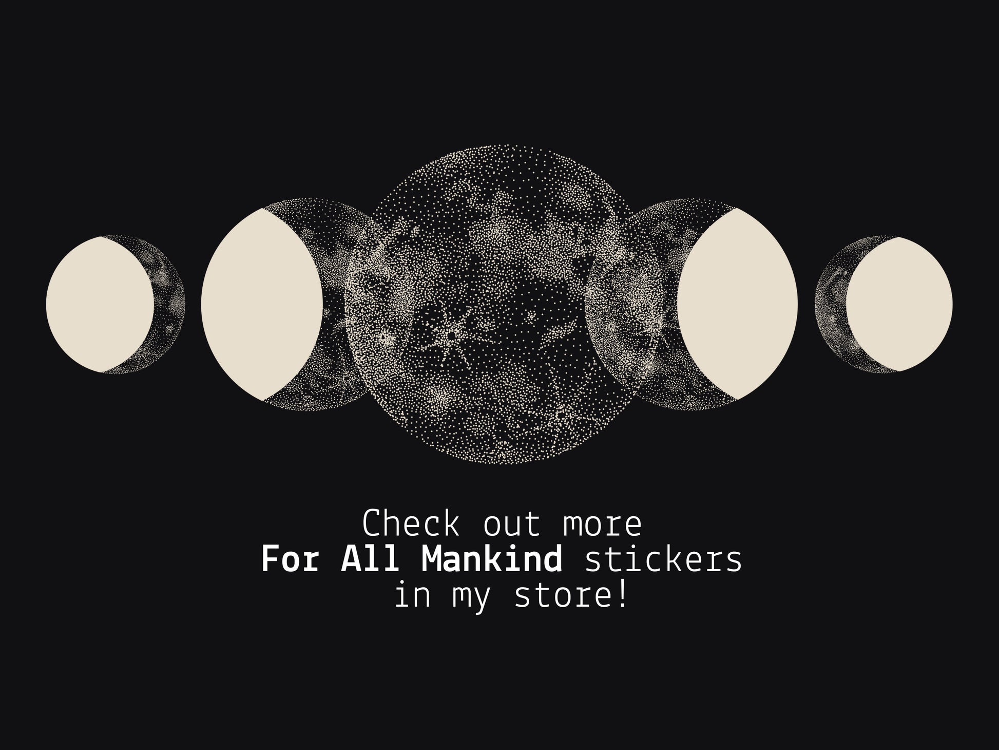 For All Mankind Sticker | Hi Bob! | TV Gifts
