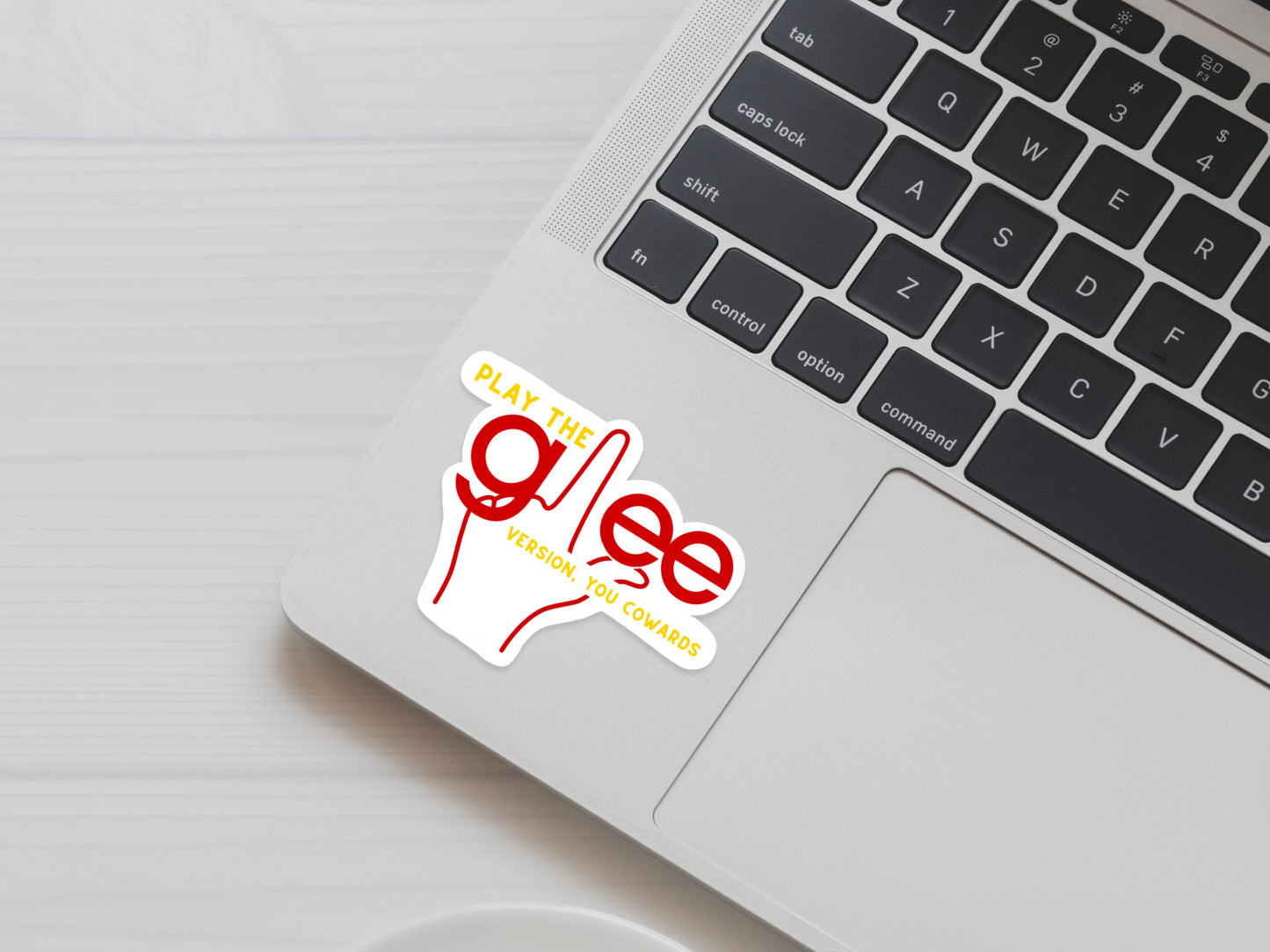 Glee Sticker | Sad Millennial Gifts | Funny Laptop Decals | Aesthetic Sticker