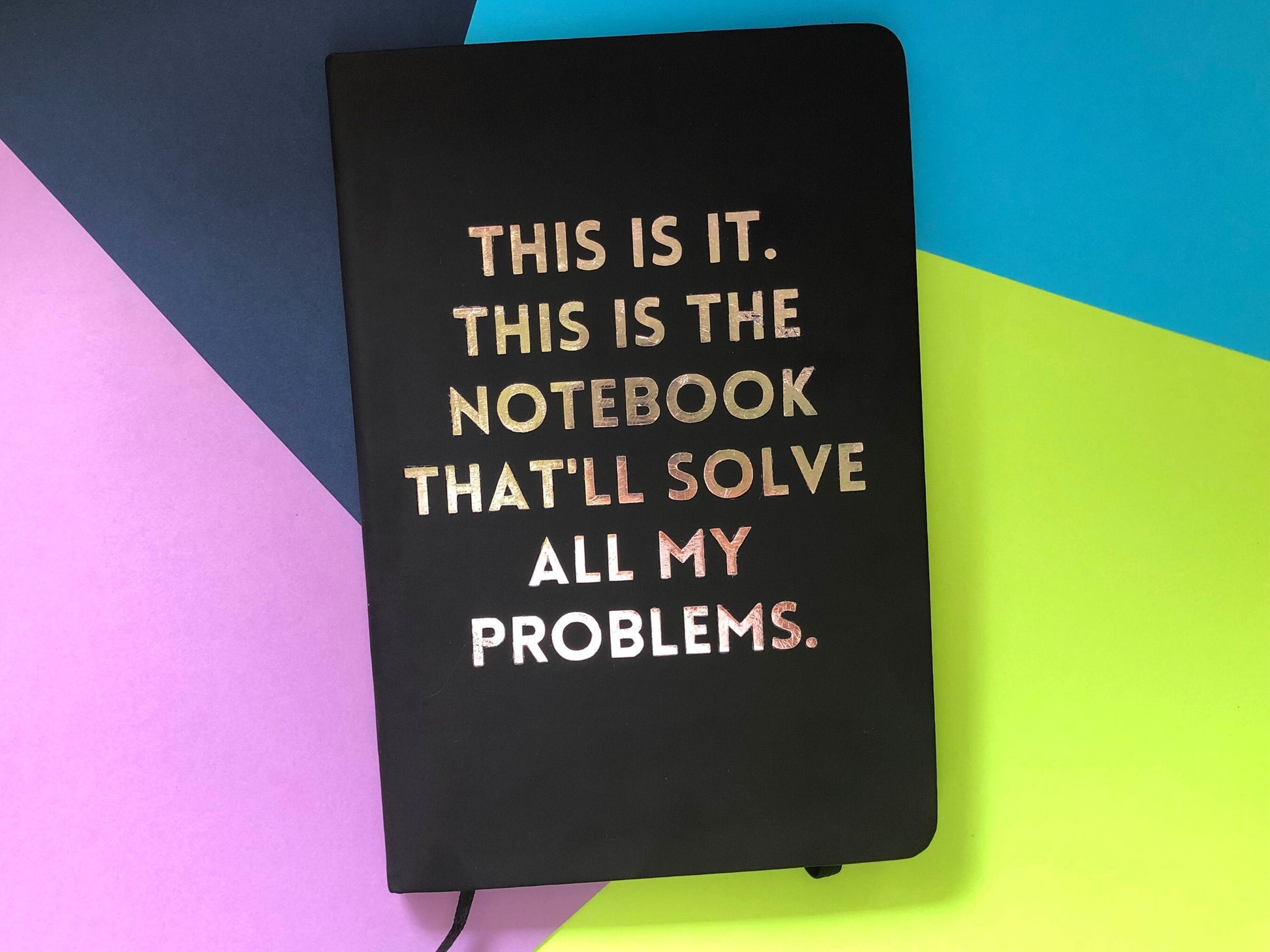 This Is The Notebook That'll Solve My Problems | Funny Notebooks | Fun Journals