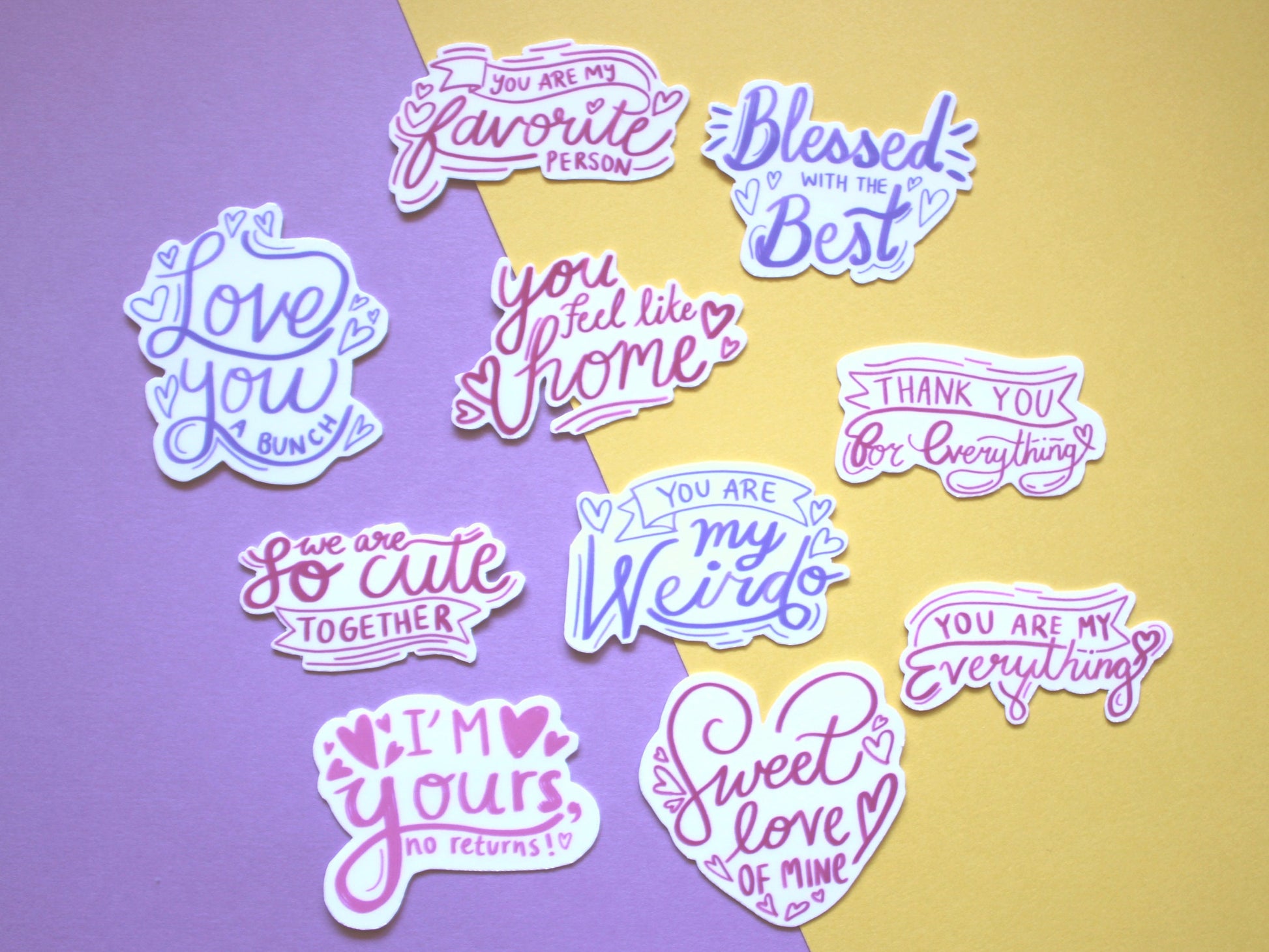 Sweet Love Of Mine Sticker | Love Sticker | Small Anniversary Gifts