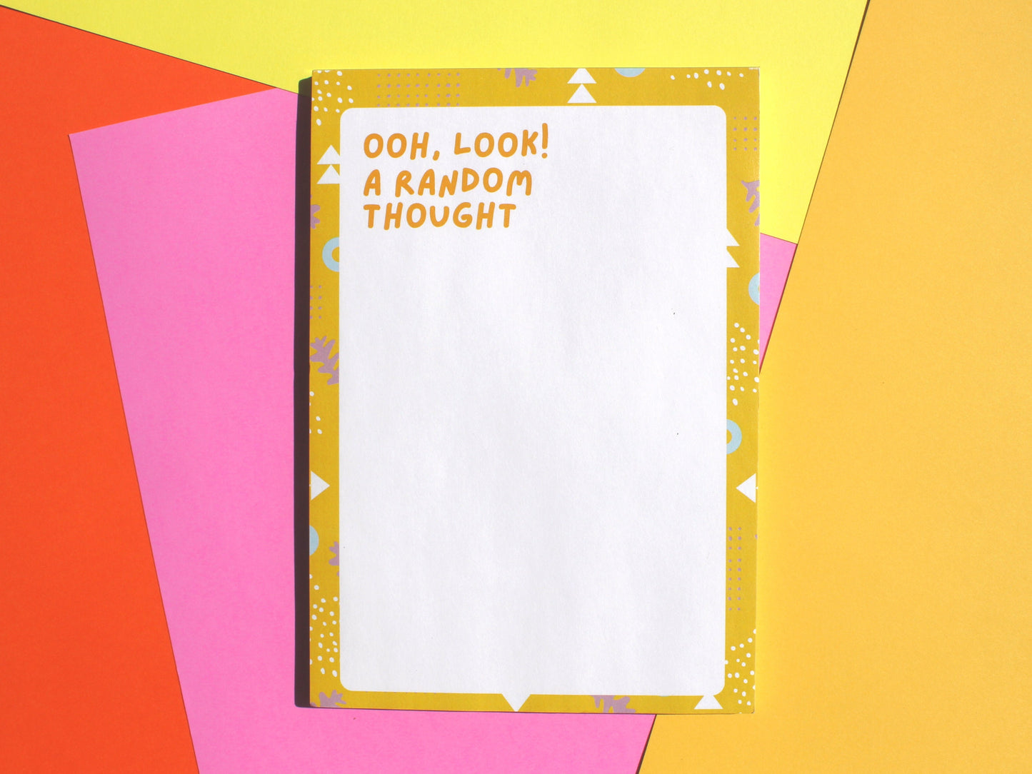 Ooh, Look A Random Thought Notepad | Cute Gifts | Happy Notepad