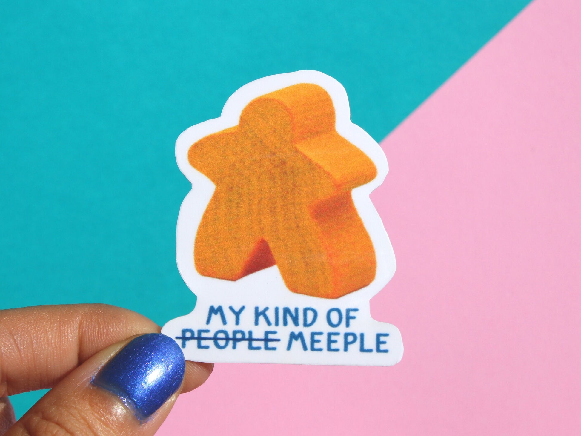 My Kind Of Meeple Sticker | Board Game Sticker | Game Lover Gifts
