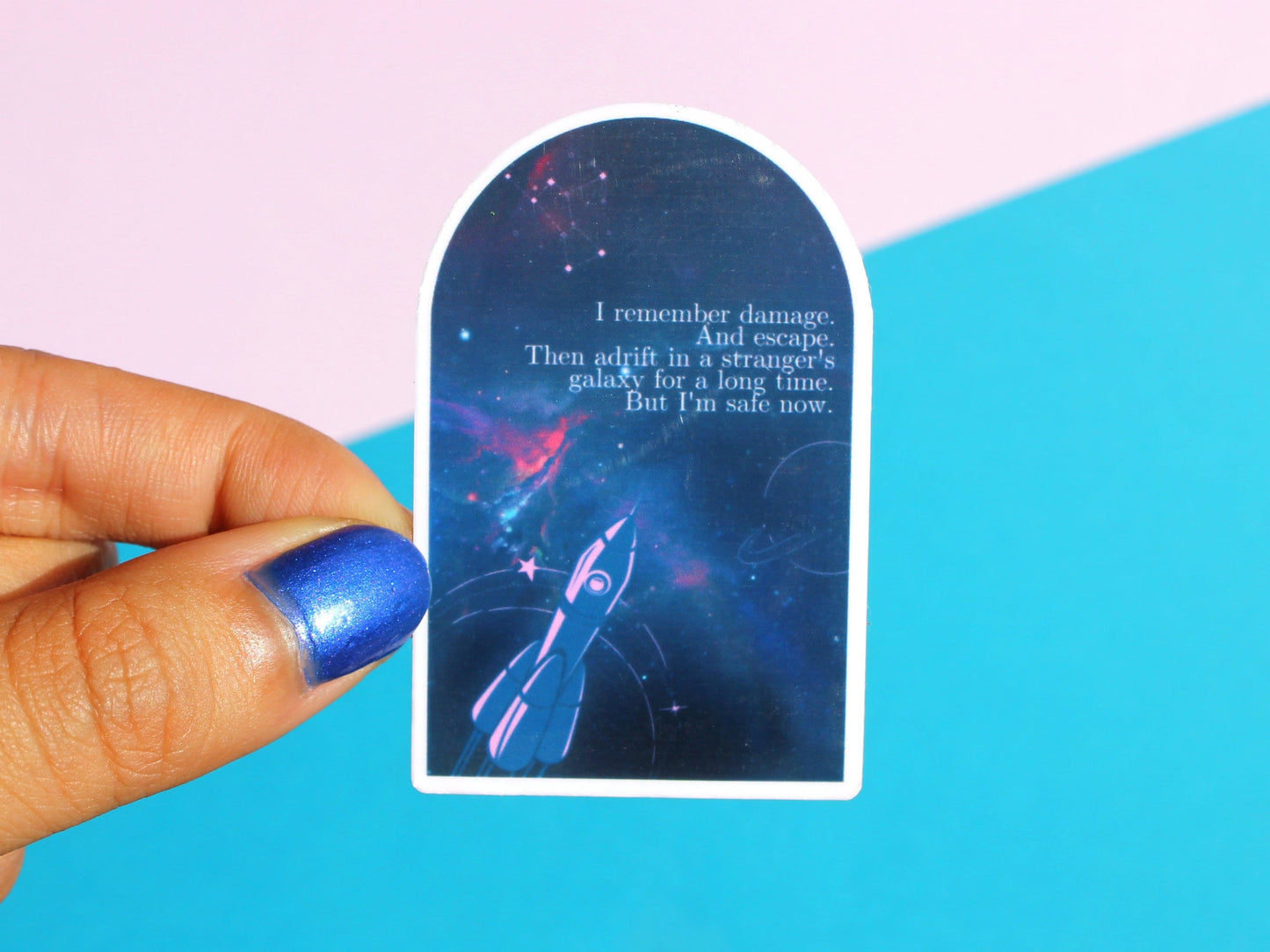 Station Eleven Sticker | Holographic Stickers | Bookish Gifts | Novel Stickers