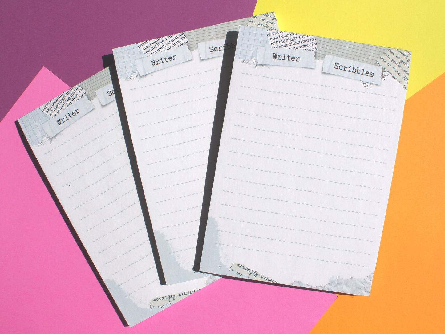 Writer Scribbles Notepad | Writer Gifts | Writing Notepads | Idea Planner