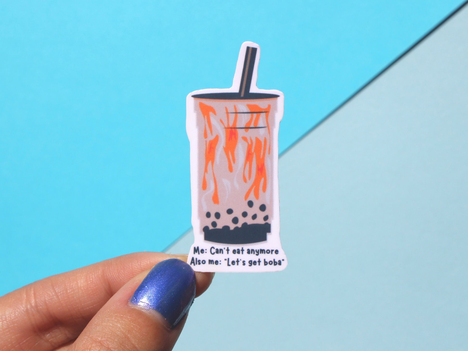 Boba Sticker | Asian Food Sticker | Foodie Gifts | Boba Lover | Boba Gifts