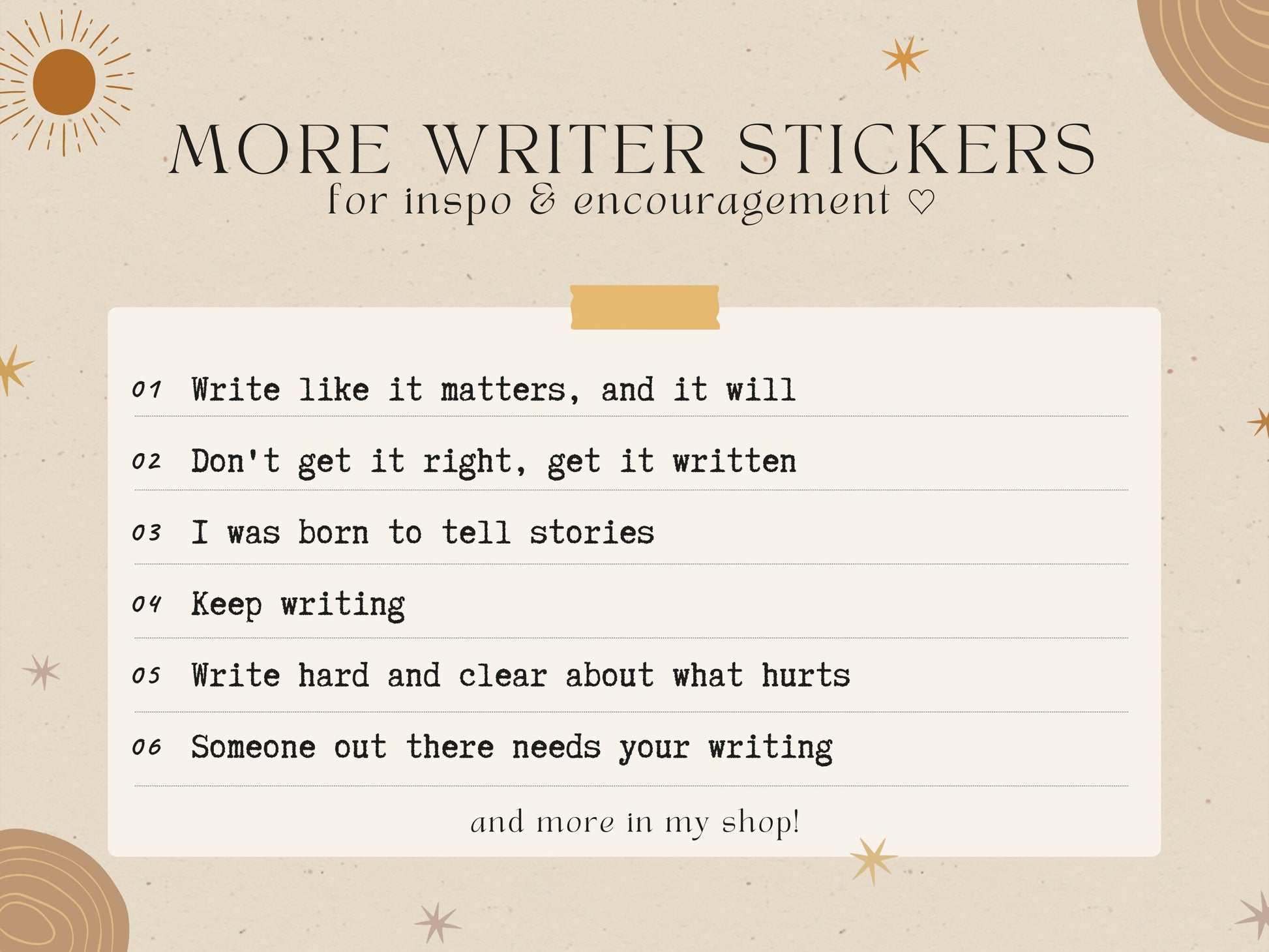 Write On Notebook, Writer Gifts, Writing Motivation