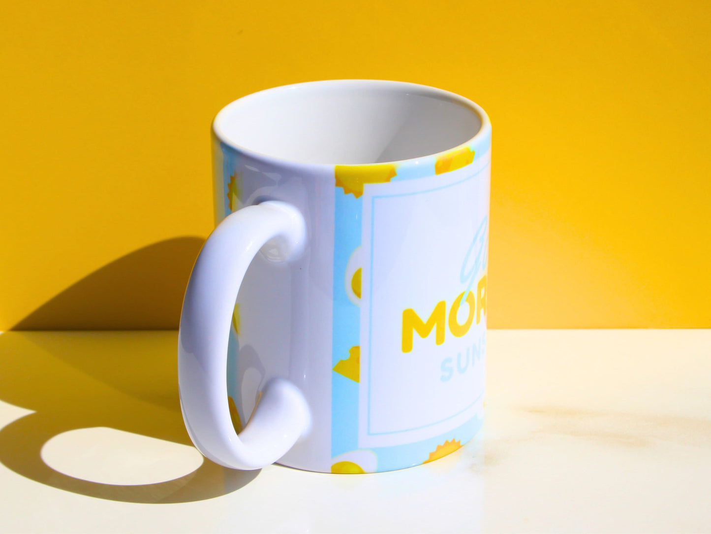 Good Morning Sunshine Mug | Self-Care Gifts | Cheerful Gifts | Positivity Gifts | Happy Mug | Mug Gifts | Breakfast Gift