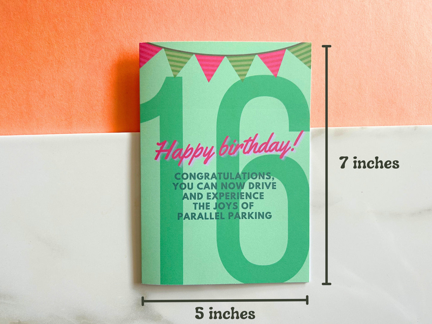16th Birthday Card | Funny Birthday Card | 26 Birthday Gift | 16 Driver's License