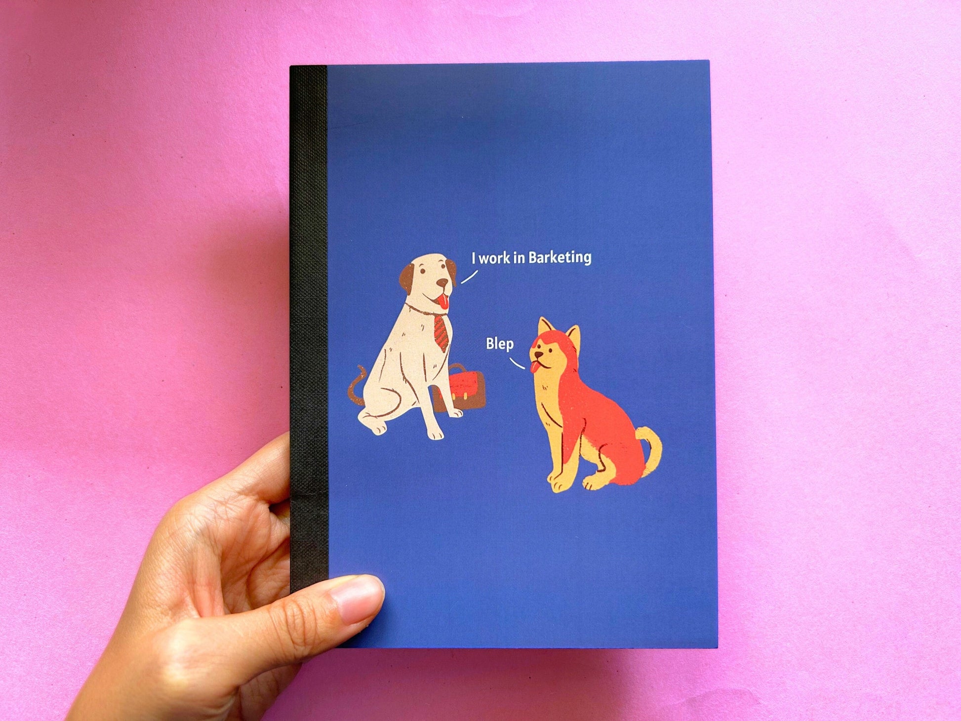 Funny Marketing Dog Notebook | Gifts for Marketers | Funny Gifts for Marketing Professionals